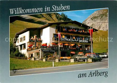 AK / Ansichtskarte Stuben Vorarlberg Gasthof Arlberg Stueble Sportcafe Kat. Kloesterle