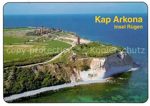 AK / Ansichtskarte Kap Arkona Fliegeraufnahme Insel Ruegen Leuchtturm