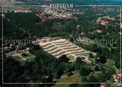 AK / Ansichtskarte Potsdam Luftaufnahme Schloss Sanssouci Kat. Potsdam