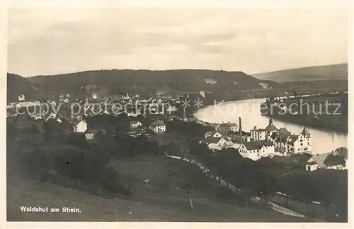 AK / Ansichtskarte Waldshut Tiengen Rheinpartie