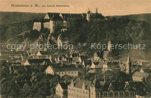 AK / Ansichtskarte Heidenheim Brenz mit Schloss Hellenstein Kat. Heidenheim an der Brenz