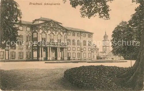 AK / Ansichtskarte Bruchsal Schlosspartie Kat. Bruchsal