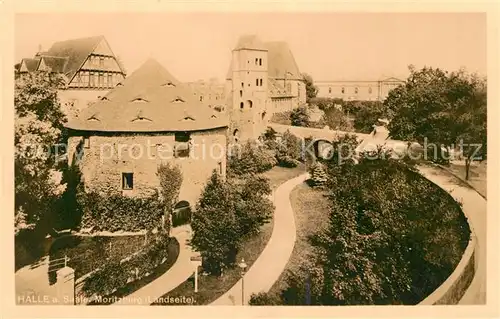 AK / Ansichtskarte Halle Saale Moritzburg Landseite Kat. Halle