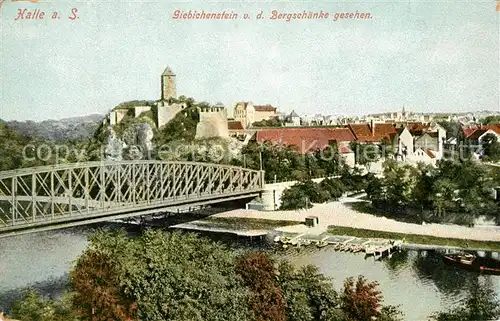 AK / Ansichtskarte Halle Saale Giebichenstein von der Bergschaenke gesehen Kat. Halle