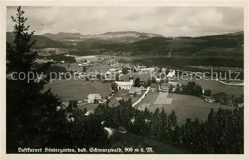 AK / Ansichtskarte Hinterzarten Panorama Luftkurort im Schwarzwald Kat. Hinterzarten