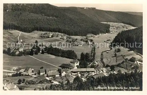 AK / Ansichtskarte Enzkloesterle Fliegeraufnahme Kat. Enzkloesterle