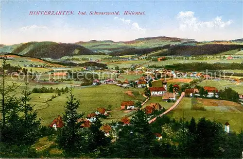 AK / Ansichtskarte Hinterzarten Panorama Hoellental Schwarzwald Kat. Hinterzarten
