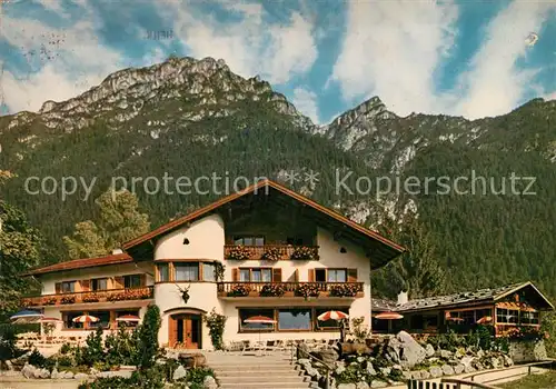 AK / Ansichtskarte Garmisch Partenkirchen Almhuette Berggasthof am Suedhang des Kramers Kat. Garmisch Partenkirchen