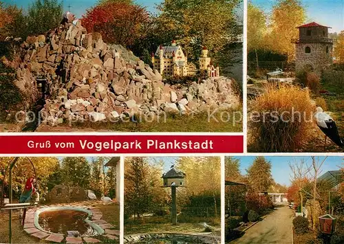 AK / Ansichtskarte Plankstadt Der Vogelpark Details Kat. Plankstadt