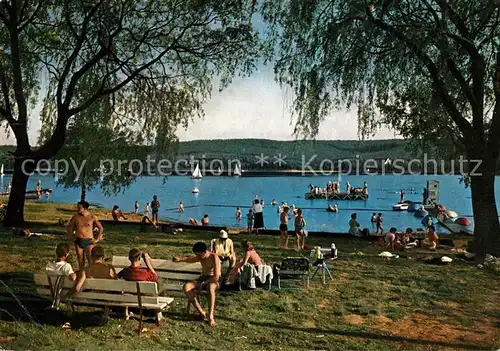 AK / Ansichtskarte Koerbecke Moehnesee mit Campingplatz Kat. Moehnesee