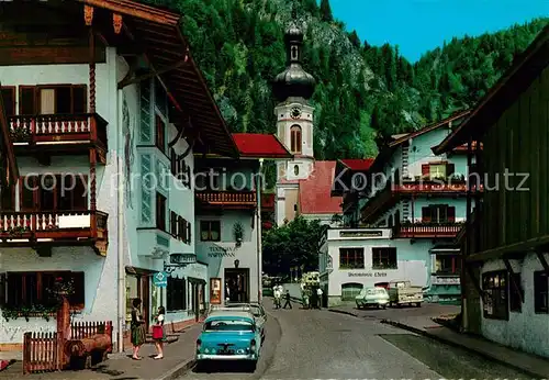 AK / Ansichtskarte Reit Winkl Dorfmotiv Kirche Kat. Reit im Winkl