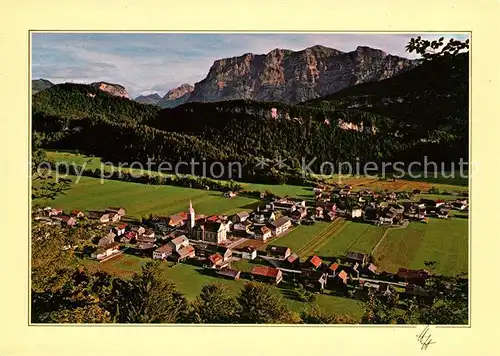 AK / Ansichtskarte Bezau Vorarlberg Fliegeraufnahme Kat. Bezau