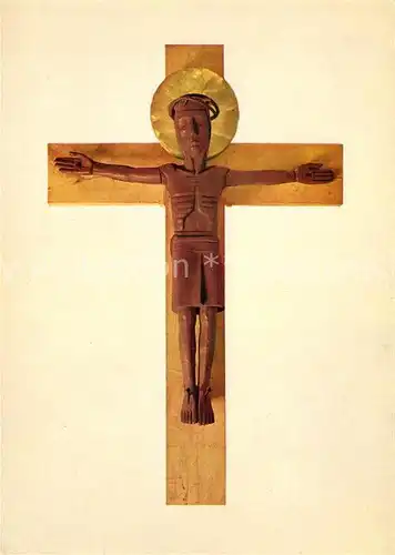 AK / Ansichtskarte Wanheimerort Kreuz von Hans Dinnedahl Petrus Canisius Kat. Duisburg