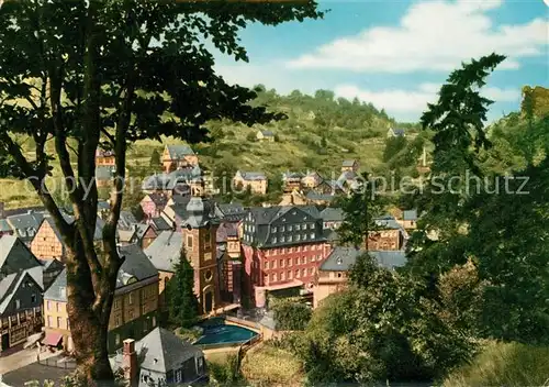 AK / Ansichtskarte Monschau Rotem Haus Kirche Kat. Monschau