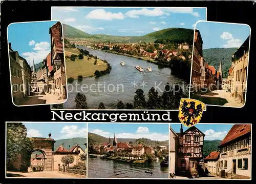 AK / Ansichtskarte Neckargemuend Fliegeraufnahme Stadtansichten Kat. Neckargemuend