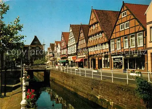 AK / Ansichtskarte Buxtehude Am Fleth Fachwerkhaeuser Kat. Buxtehude