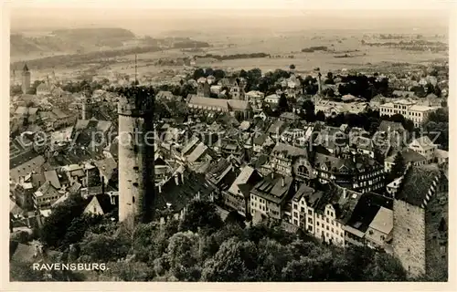 AK / Ansichtskarte Ravensburg Wuerttemberg Stadtblick Kat. Ravensburg