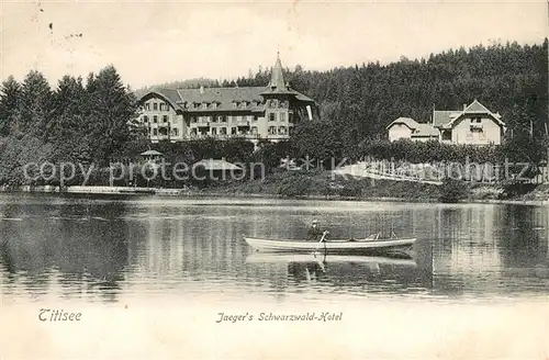AK / Ansichtskarte Titisee Jaegers Schwarzwald Hotel Kat. Titisee Neustadt