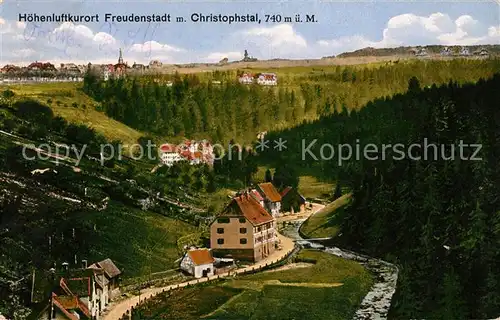 AK / Ansichtskarte Freudenstadt mit Christophstal Kat. Freudenstadt