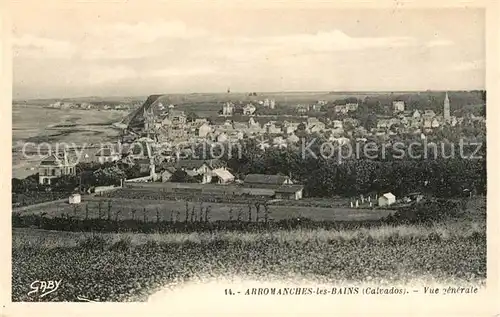 AK / Ansichtskarte Arromanches les Bains Vue generale Kat. Arromanches les Bains