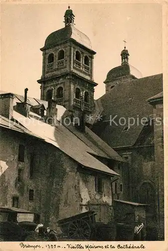 AK / Ansichtskarte Briancon Vieilles Maisons et la Cathedrale Kat. Briancon