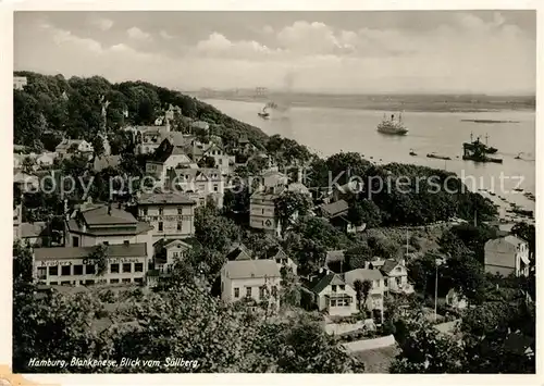 AK / Ansichtskarte Blankenese Blick vom Suellberg Kat. Hamburg