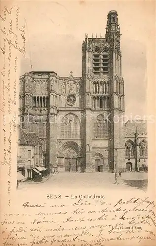 AK / Ansichtskarte Sens Yonne La Cathedrale