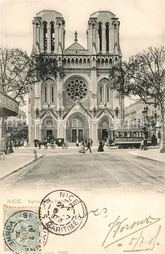 AK / Ansichtskarte Nice Alpes Maritimes Eglise Notre Dame Kat. Nice