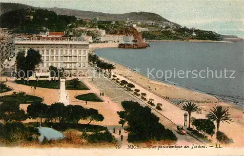 AK / Ansichtskarte Nice Alpes Maritimes Vue panoramique des Jardins Kat. Nice