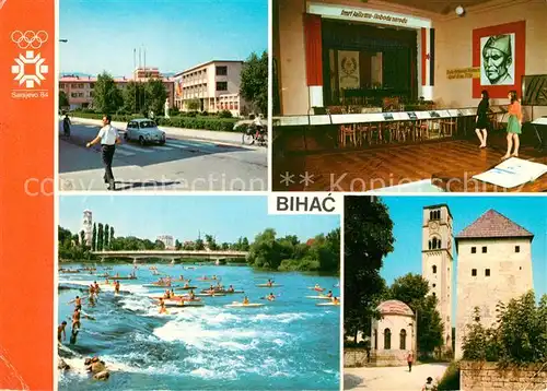 AK / Ansichtskarte Bihac Teilansichten Olympische Spiele Sarajewo 1984