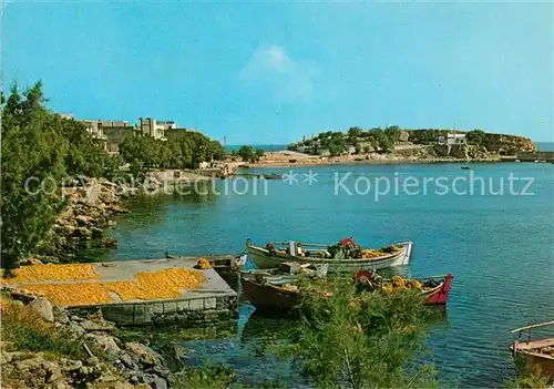 AK / Ansichtskarte Hersonissos Kreta Hafenpartie
