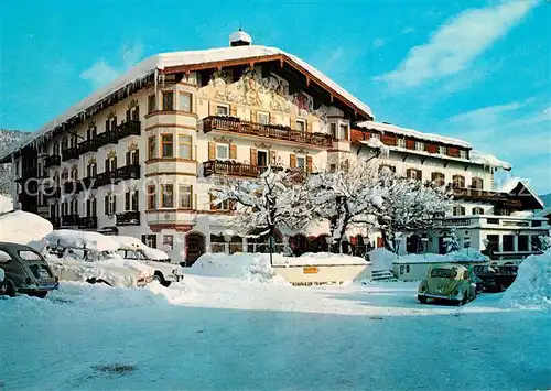 AK / Ansichtskarte Reit Winkl Hotel Unterwirt Winter Kat. Reit im Winkl