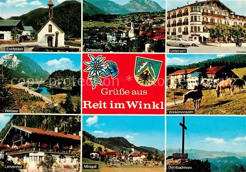 AK / Ansichtskarte Reit Winkl Entfelden Unterwirt Lenzenhof Minigolf Duernbachhorn  Kat. Reit im Winkl