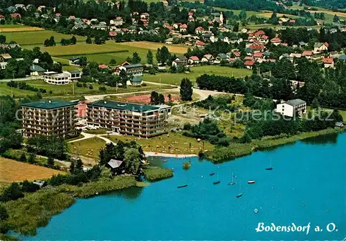 AK / Ansichtskarte Bodensdorf Ossiacher See Fliegeraufnahme
