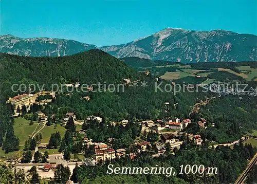 AK / Ansichtskarte Semmering Niederoesterreich Raxalpe Schneeberg Panorama Kat. Semmering