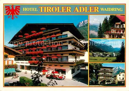 AK / Ansichtskarte Waidring Tirol Hotel Tiroler Adler Kat. Waidring