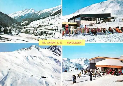 AK / Ansichtskarte Anton Arlberg St Rendlbahn Winterpanorama Kat. St. Anton am Arlberg