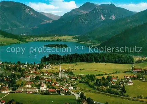 AK / Ansichtskarte Schliersee Jaegerkamp Brecherspitze Fliegeraufnahme Kat. Schliersee