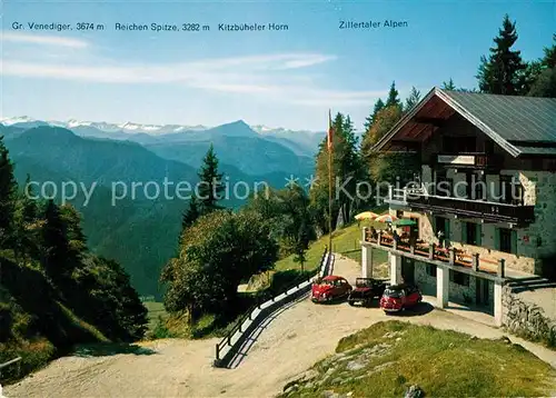 AK / Ansichtskarte Waidring Tirol Reichenspitze Kitzbueheler Horn Alpengasthof Steinplatte Kat. Waidring