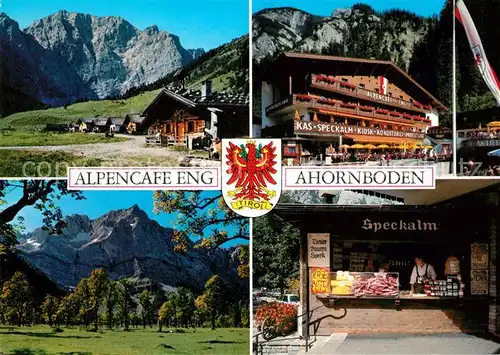 AK / Ansichtskarte Ahornboden Alpencafe Eng Speckalm  Kat. Vomp Tirol
