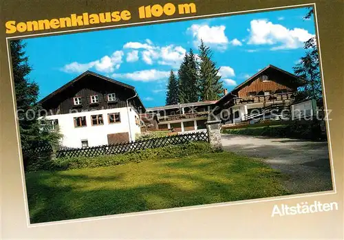 AK / Ansichtskarte Altstaedten Allgaeu Sonnenklause