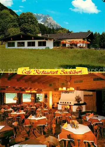 AK / Ansichtskarte Scheffau Wilden Kaiser Restaurant Cafe Seestueberl Kat. Scheffau am Wilden Kaiser