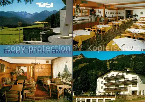 AK / Ansichtskarte Hoefen Tirol Haus Diana Kat. Hoefen Reutte