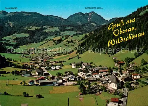 AK / Ansichtskarte Oberau Wildschoenau Tirol Panorama Kirche