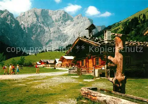 AK / Ansichtskarte Eng Alm Grosser Ahornboden Grubenkarspitze 