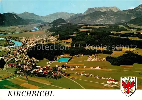 AK / Ansichtskarte Kirchbichl Tirol Fliegeraufnahme Kat. Kirchbichl