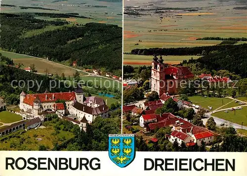 AK / Ansichtskarte Maria Dreieichen Fliegeraufnahme Rosenburg am Kamp Kat. Rosenburg Mold