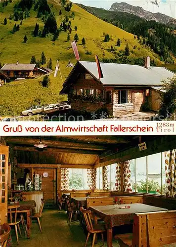 AK / Ansichtskarte Stanzach Tirol Almwirtschaft Fallerschein Kat. Stanzach