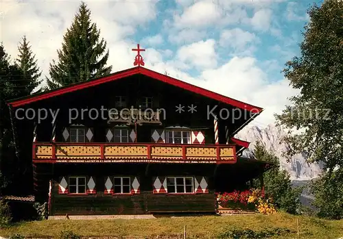 AK / Ansichtskarte Going Wilden Kaiser Tirol Haus Bergrast Kat. Going am Wilden Kaiser