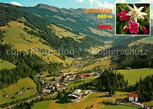AK / Ansichtskarte Auffach Fliegeraufnahme Kitzbueheler Alpen Kat. Wildschoenau